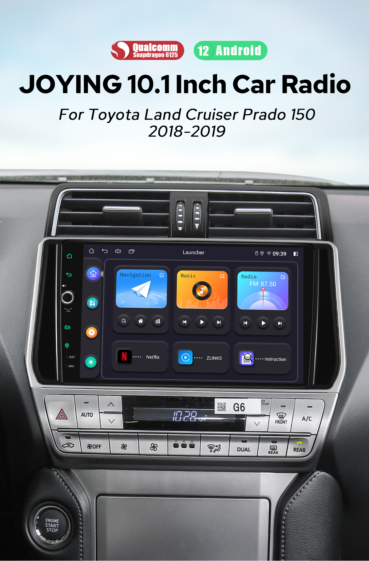 thumbnail image 2 of Narva UHF Radio Mic Socket RJ45 For Toyota Prado 150 Series Landcruiser (2019+), OEM Fitment 63413BL 2 of 6